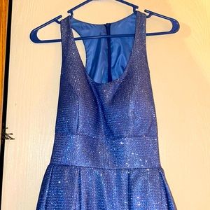 Sparkly-blue prom & party dress